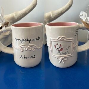 Rae Dunn Disney The Aristocats Marie Everybody Wants to Be a Cat Mug